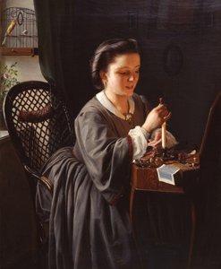 インテリアの女性 作： Otto Bache