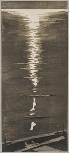 海の月明かり 作： Otto Eckmann