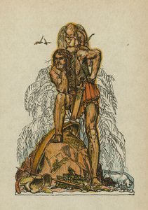 アナクレオンの歌（カラーリトグラフ） 作： Otto Friedrich