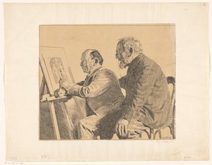 アート愛好家 作： Otto Greiner (signed by artist)