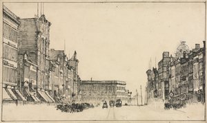 クリーブランドのダウンタウン。 作： Otto H. Bacher