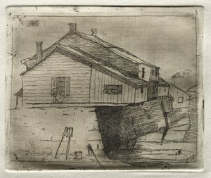 水上の家、1878年。 作： Otto H. Bacher