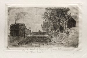 スプリングストリート、1878年。 作： Otto H. Bacher