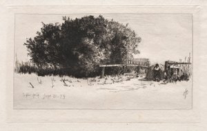 門、シュライスハイム、1879年。 作： Otto H. Bacher