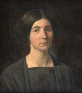 貴婦人の肖像 作： Otto Haslund