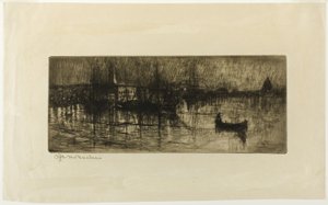 雨の夜 作： Otto Henry Bacher