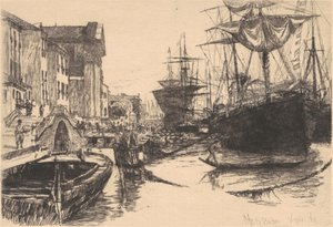 ベネチア、1880年。 作： Otto Henry Bacher