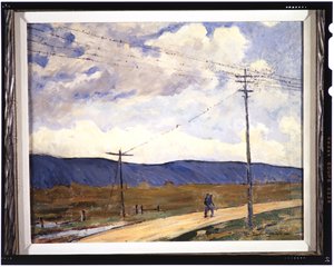 移行、1937年頃（キャンバスに油彩） 作： Otto Henry Schneider