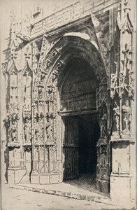 「聖メリ教会の入り口」、1915 年