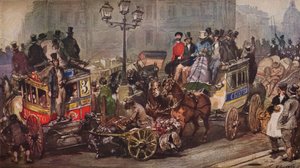 「ルドゲイト サーカスのシーン」、1850 年