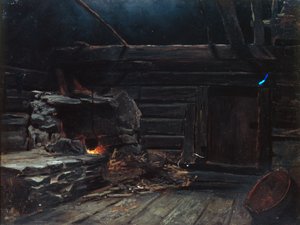 燻製室、掃除 作： Otto Ludvig Sinding