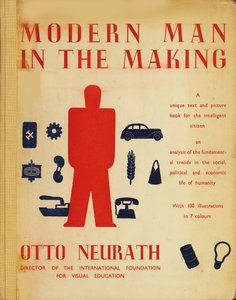 1939年の「モダン・マン・イン・ザ・メイキング」の表紙。 作： Otto Neurath