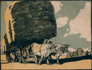 「収穫」、c1910 作： Otto Richard Bossert