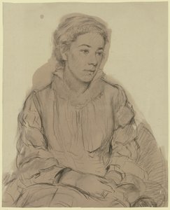 若い少女の肖像 作： オットー・ショルダー