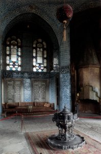 建築、オスマン・アート。トプカプ宮殿（トプカプサライ） 1465年から1853年までオスマントルコのスルタンの主要な公邸であった。1475年から1478年にかけて建設された。トルコ、イスタンブール 作： Ottoman School