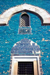 緑の霊廟の門扉の様子 作： Ottoman School