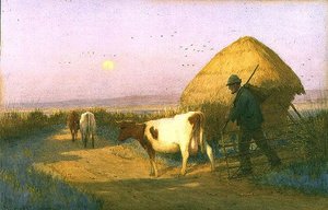 ドローバーの帰路（水彩画 作： Owen Baxter Morgan