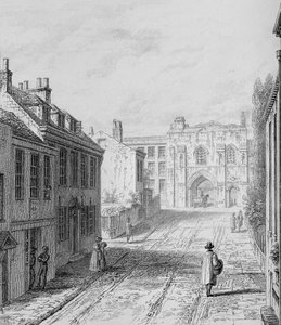 西門ウィンチェスター、西を見る、1830年頃 作： Owen Brown Carter