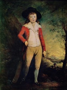 クリケットのバットを持つウィリアム・スワードの肖像、c.1788-91