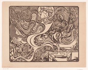 無題 (象徴的な幻覚シーン) 作： P.C. Hamburg (possibly)