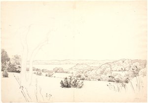 スカリット湖を望む風景。 作： P.C. Skovgaard