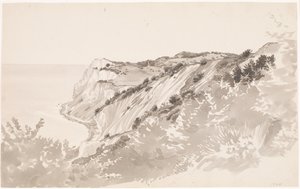 山のMoens Klint 作： P.C. Skovgaard