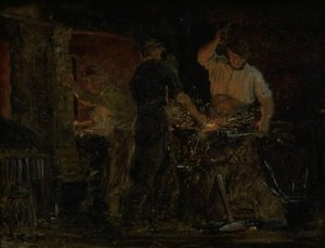 ホルンベックの鍛冶屋 作： Peder Severin Krøyer