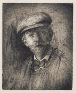 自画像 作： Peder Severin Krøyer