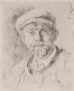 自画像 作： Peder Severin Krøyer