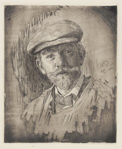 自画像 作： Peder Severin Krøyer