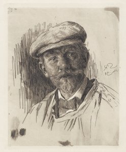 自画像 作： Peder Severin Krøyer