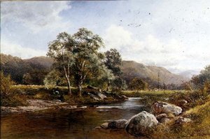 ケンダルのアボット・ホールの風景 作： P. Crosthwaite