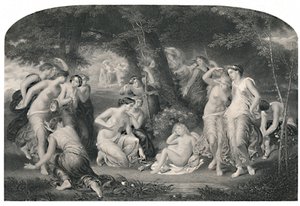 キューピッドソネットクリヴの武装解除、c1870 作： P. Lightfoot