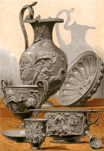 ベルネーで発見された銀の花瓶 作： P. Sellier