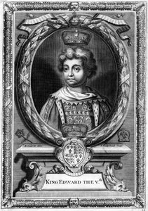 イギリスのエドワード5世王、1470〜1483年。 作： P. Vanderbanck