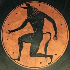 古代ギリシャのミノタウロスの土器、515年頃～（黒絵土器