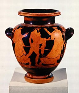 アティック・レッド・フィグ・スタムノス（陶器）（293768も参照） 作： Painter of the Birth of Athena