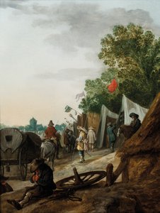 軍の野営地 作： Palamedes Palamedesz