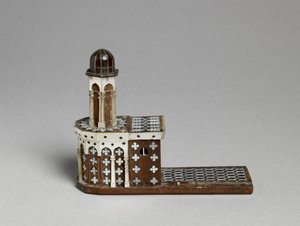 聖墳墓教会の模型（木と真珠母） 作： Palestinian School