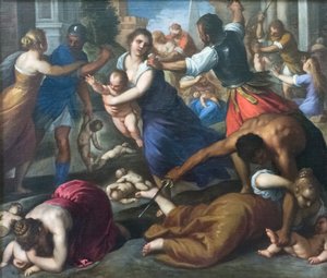 無実の人々の虐殺 作： Palma Il Giovane (1548 1628)