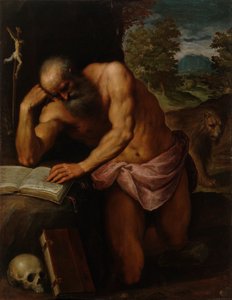 聖ジェローム 作： Palma Il Giovane