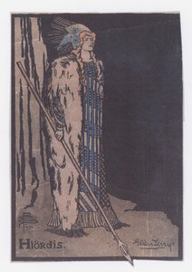イプセンのヒオルディスのエレン・テリー？ 作： Pamela Colman Smith