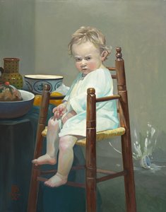 いたずら, 2008 (キャンバスに油彩) 作： パメラ・パトリック・ホワイト