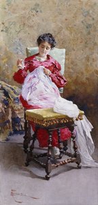 インテリアの女性 作： Paolo Bedini