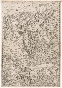 パオロ・フォルラーニによるトランシルヴァニアを中心とした1513年の地図