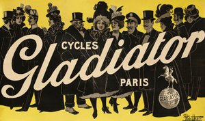 サイクルグラディエーター、c。 1900年。 作： Paolo Henri