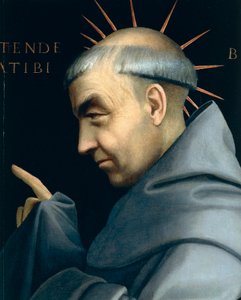 カヴァッツォーラ（1486-1522）作「シエナの聖ベルナール 作： Paolo Morando Cavazzola
