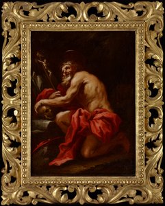砂漠の聖ヒエロニムス、1700年頃 作： Paolo Pagani