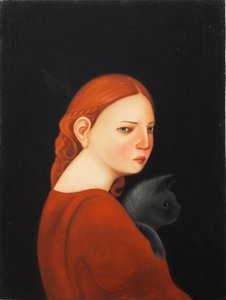 ローラ、2019年（木パネルに油彩） 作： Paolo Perfranceschi