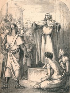 ピーターが最初の十字軍を説教、1869年 作： Paolo Priolo